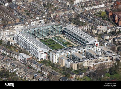 Aerial Photograph Of Highbury Stadium Stock Photo Royalty Free Image