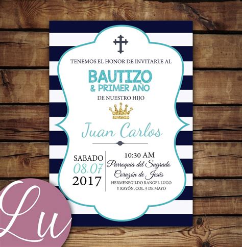 Tarjeta De Bautizo Invitaciones Bautizo Invitaciones Bautizo Nino My
