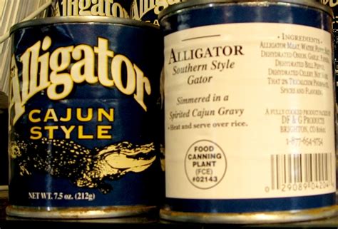 The Gypsynesters Canned Alligator Weird Regional Food