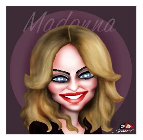 Madonna By Saadet Demir Yalcin Famous People Cartoon Toonpool