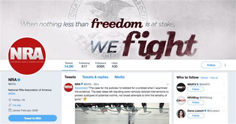 The Nra Twitter Account Is Back In Action Following Six Days Of Silence