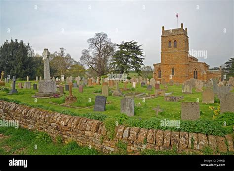 Church Of St Andrew Upper Harlestone Northamptonshire Uk Stock Photo