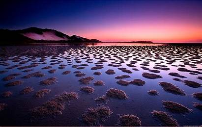 Sea Australia Shallow Wallpapers Nature Sunset Dusk