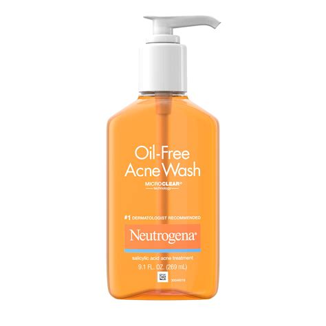 Neutrogena Oil Free Salicylic Acid Acne Fighting Face Wash 9 1 Fl Oz