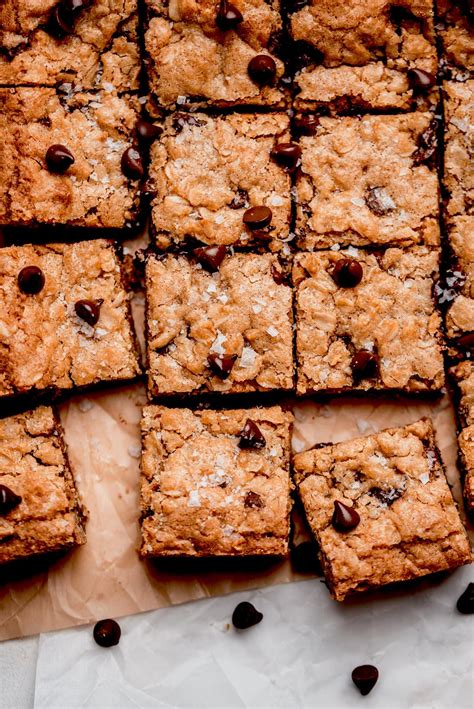 Oatmeal Chocolate Chip Bars Easy Dessert Two Peas And Their Pod