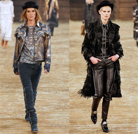 Chanel 2014 Pre Fall Womens Runway Looks Denim Jeans Fashion Week