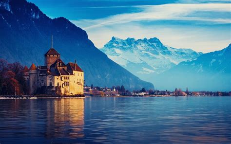 Lac Léman Hd Papier Peint De Bureau écran Large Haute Définition