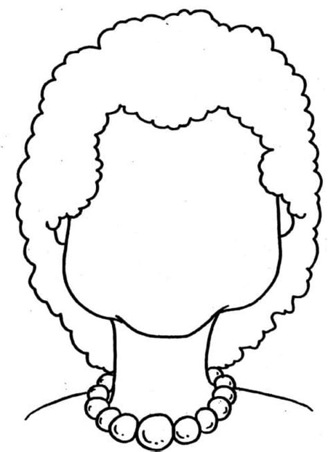 Men Blank Face Coloring Page Free Printable Coloring Pages For Kids