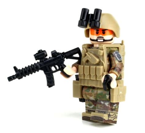 Army Ocp 82nd Airborne Soldier Made With Real Lego® Minifigure Ebay