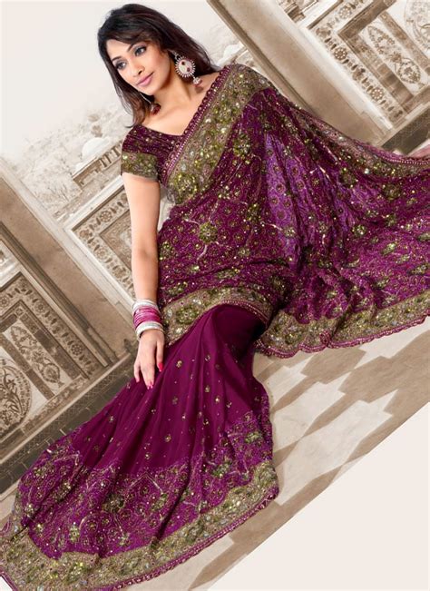 Latest Saree Designs Wedding Party Wear Sarees Indian Saree Fashionup