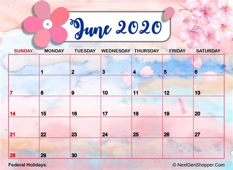 Printable Month Of June Calendar Printable Calendars 2021 June 2019