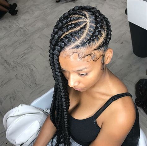 Different hairdos enhance one's beauty, but the latest cornrows hairstyles top the list for their catchy. Cornrows Protective Cornrow Braided Hairstyle | Lemonade ...
