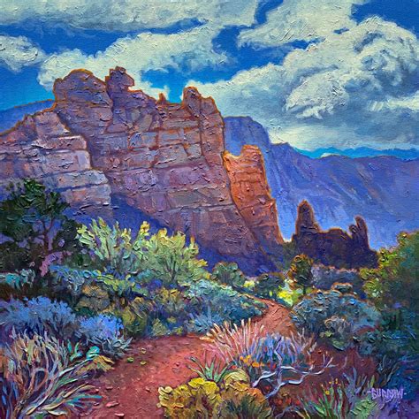 Southwest Landscape Paintings Burrowfineart