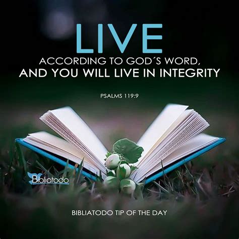 Live According To God´s Word Christian Pictures