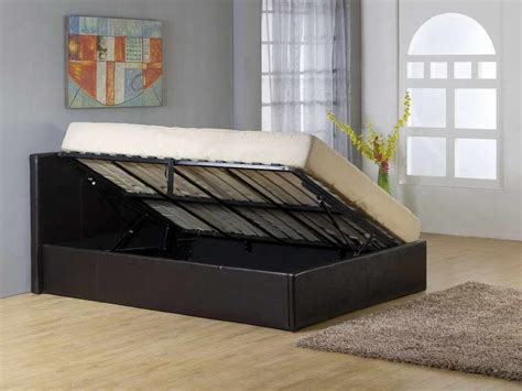 Diy bed with storage for under $100: Bedframe with hidden storage | Diy bed frame cheap