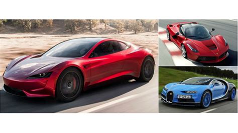 Tesla Roadster 2020 Vs Lamborghini Ferrari And C Drag Race Virtuale