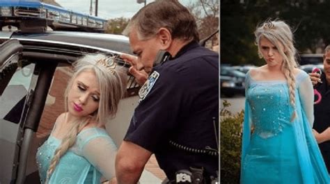 Police Arrest Elsa Due To Extreme Cold Law Officer
