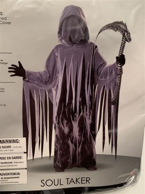 Brand New Soul Taker Grim Reaper Child Medium 8 10 Costume Ebay