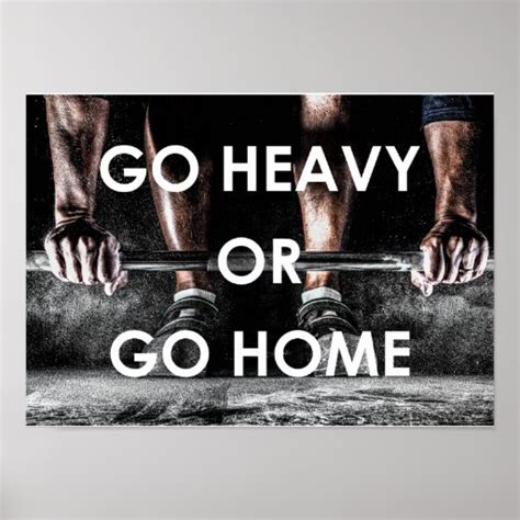 Gym Weights Training Fitness Motivational Poster Zazzle