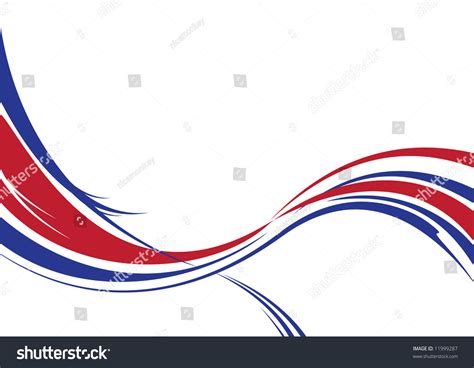 Abstract Background Red White Blue Us Stock Vector