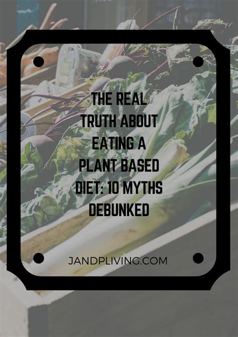 The Real Truth About Eating A Plant Based Diet 10 Myths Debunked