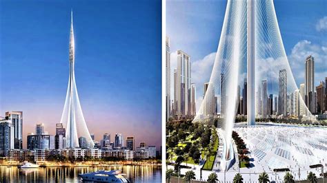 Dubai Builds Worlds Tallest Tower 1300m Dubai Creek Tower 2021