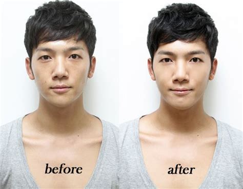 Before And After Natural Makeup For Men Mens Makeup Natural Natural