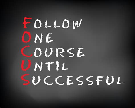 Staying Focused On Goals Quotes Quotesgram