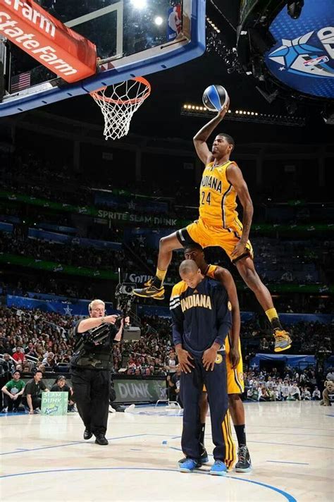 Visit nba.com/video for more highlights.about the nba: Paul George Dunk! | Dunk Contest | Pinterest