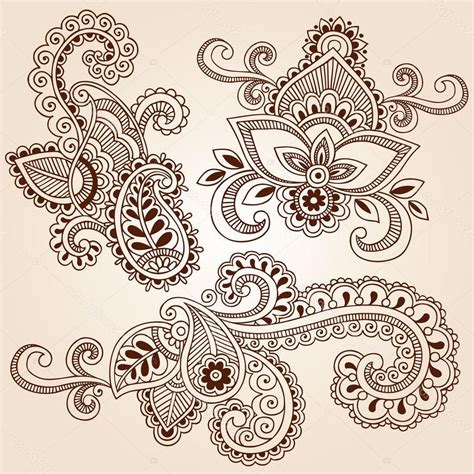 A tattoo template or stencil is often used for painting, which makes it easier to paint on the numerous symbols. Best Free Henna Tattoo Design Ideas Vector Library ...