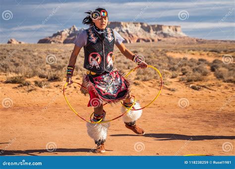 Navajo Traditional Dance Editorial Stock Image Image Of Paige 118238259