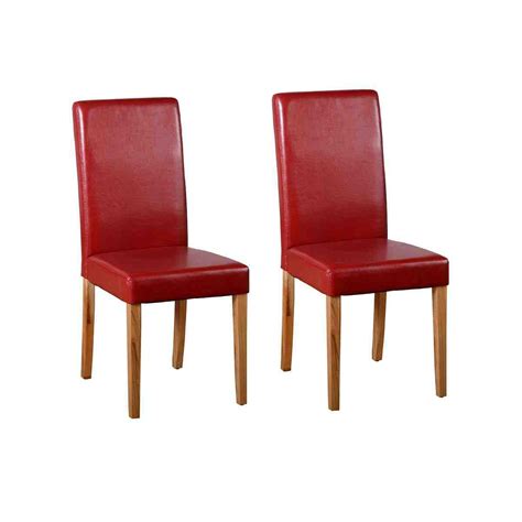 Browse side and arm chairs in a full range of beautiful leather shades, including sienna brown, gray, red, white, black, chocolate brown and more. Red Leather Dining Chairs - Decor IdeasDecor Ideas