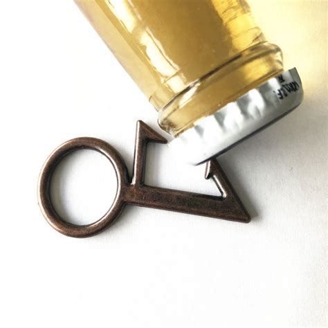 Creative Retro Metal Portable Key Shaped Bottle Opener Ring Bar
