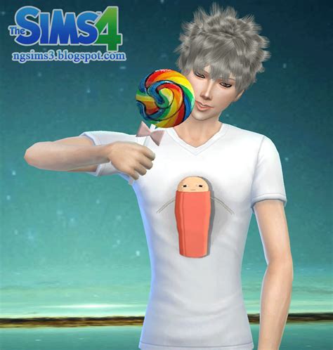 Ng Sims 3 7 Gintama T Shirt Ts4 Clothes
