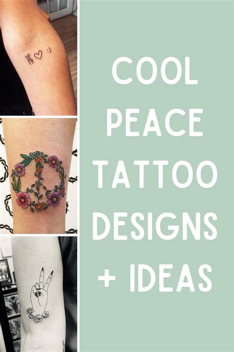 81 Modern Peace Sign Tattoo Designs And Ideas Tattoo Glee