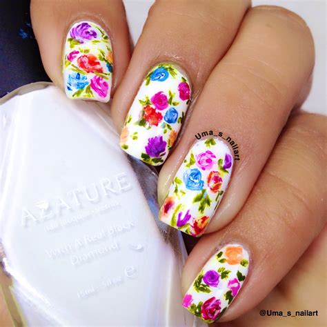 An easy tutorial for a flower toe nail art design. Freehand Spring Flowers Nail Art......