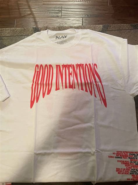 Vlone Nav X Vlone Good Intentions White Small Grailed