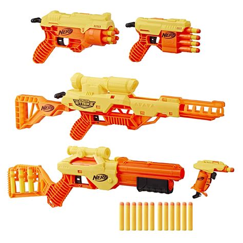 Nerf Alpha Strike 35 Piece Ultimate Mission Pack Includes 5 Blasters