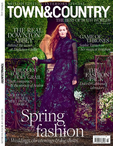 Sophie Turner Town And Country Magazine Uk Spring 2015 Issue