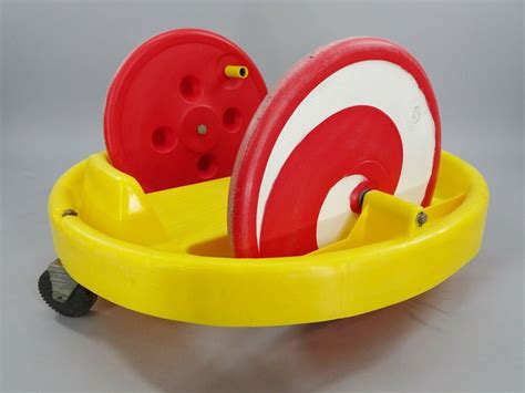 1970s Vintage Marx Krazy Kar Spinning Ride On Toy Vehicle Ca 1970