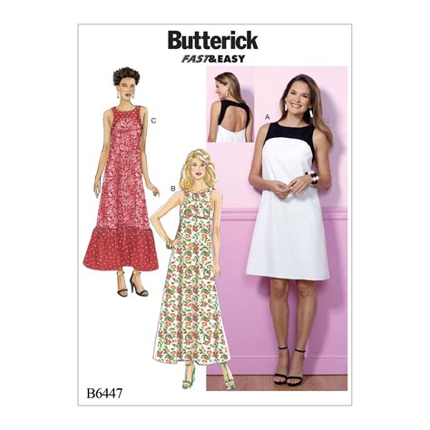 Butterick Pattern Misses Dress 14 16 18 20 22