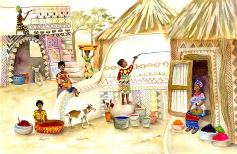 Painted Houses In Burkina Faso Alina Everatt