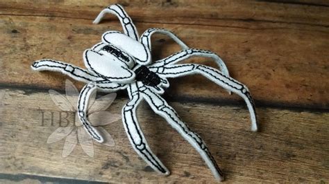 Black Widow Spider 3d Digital Embroidery Design In 4 Sizes Etsy