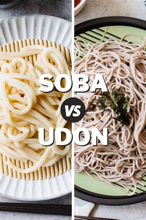 Soba Vs Udon What Is The Difference In Japanese Noodles Chef Ja Cooks