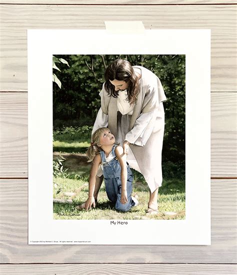 Jesus With Child Art Print Michele Struss His Paintbrush