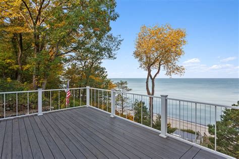 Spectacular Lake Michigan Home With Sandy Beach Michigan Luxury Homes