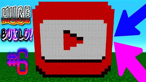 Minecraft Tutorial How To Make The Youtube Play Button Youtube Studio