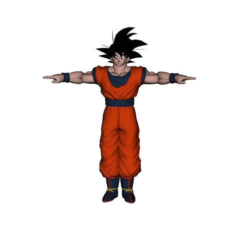Find the best quality bows in the dbz universe. goku dragon ball 3d obj