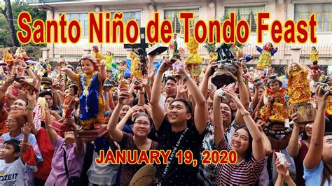 Santo Niño De Tondo Feast 2020 Youtube