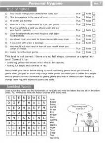 7 Best Images Of Health Worksheets For Middle School Students